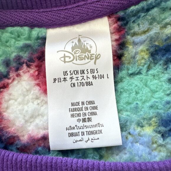 Disney Donald Duck Fuzzy Ugly Sweater Sweatshirt Adult Unisex Size Small Green - Picture 7 of 11